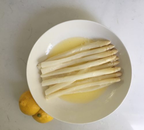 White Asparagus with Butter