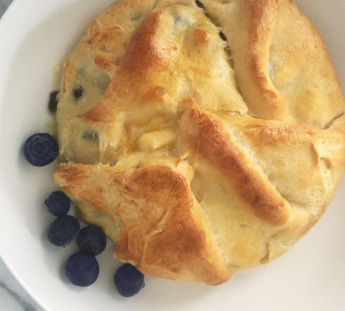 Baked Blueberry Brie