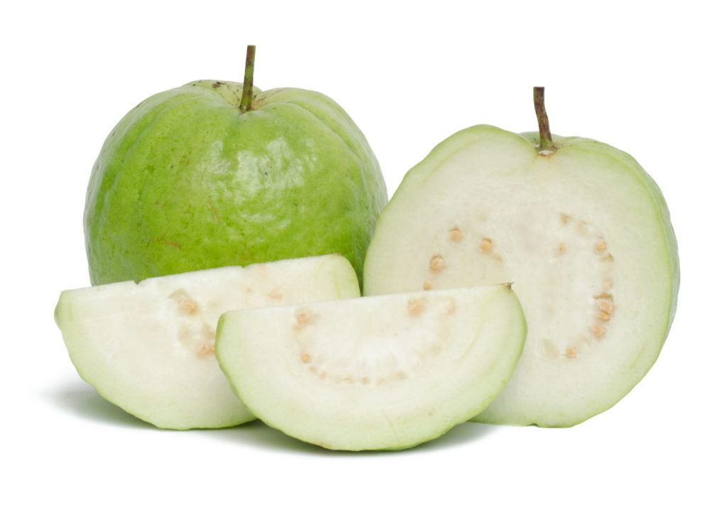 Guava isolated on white background